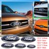 AJW1 Hot Car Front Grille Logo Hood Logo Badge Sticker Trunk Accessories For Ford Focus Ranger mk2 mk3 Fiesta mk7 Mondeo SMAX Kuga 3D