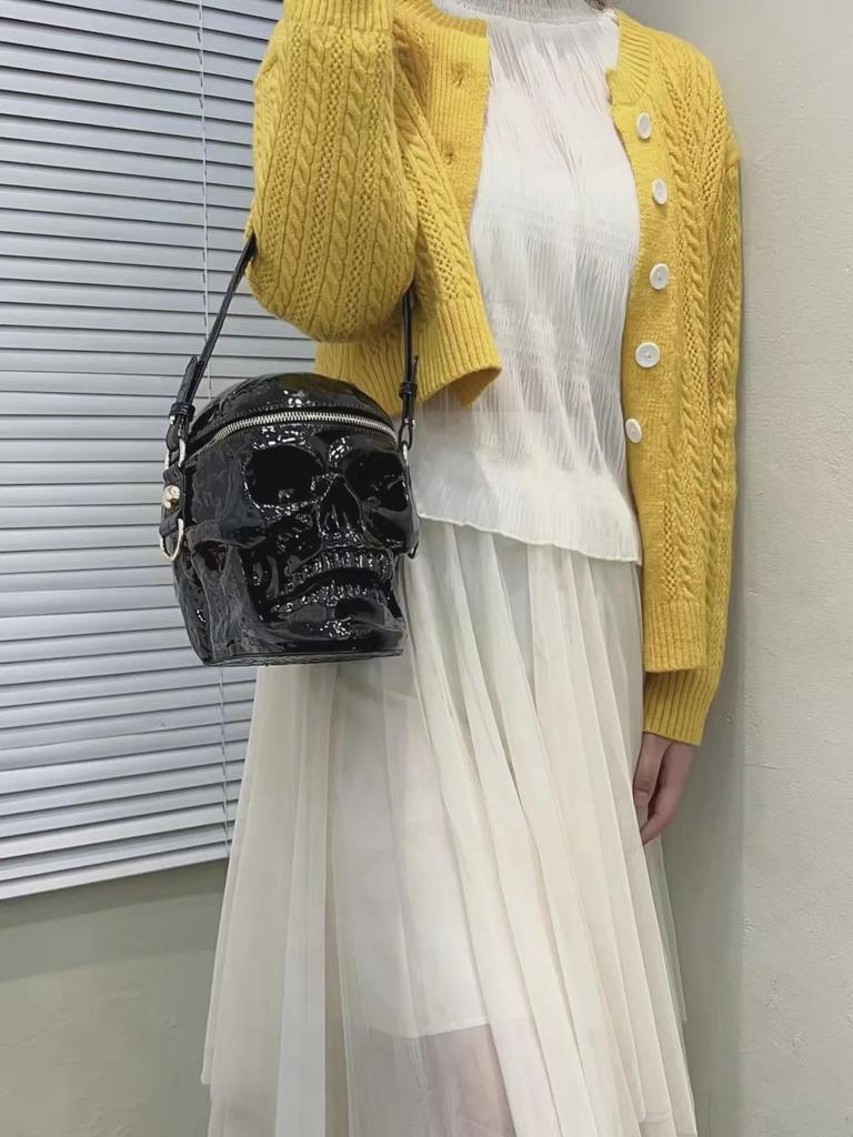 2024 Halloween Skull Handbag: European & American Design, Shoulder & Messenger Styles