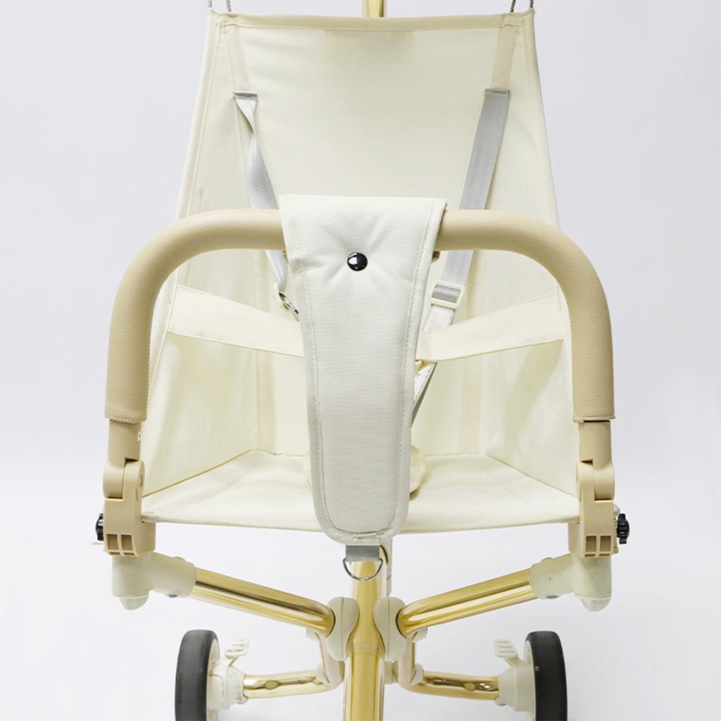 PU Leather Stroller Crotch Strap Soft & Safe Baby Stroller Crotch Belt Baby Carriage Crotch Guard Comfortable for Baby