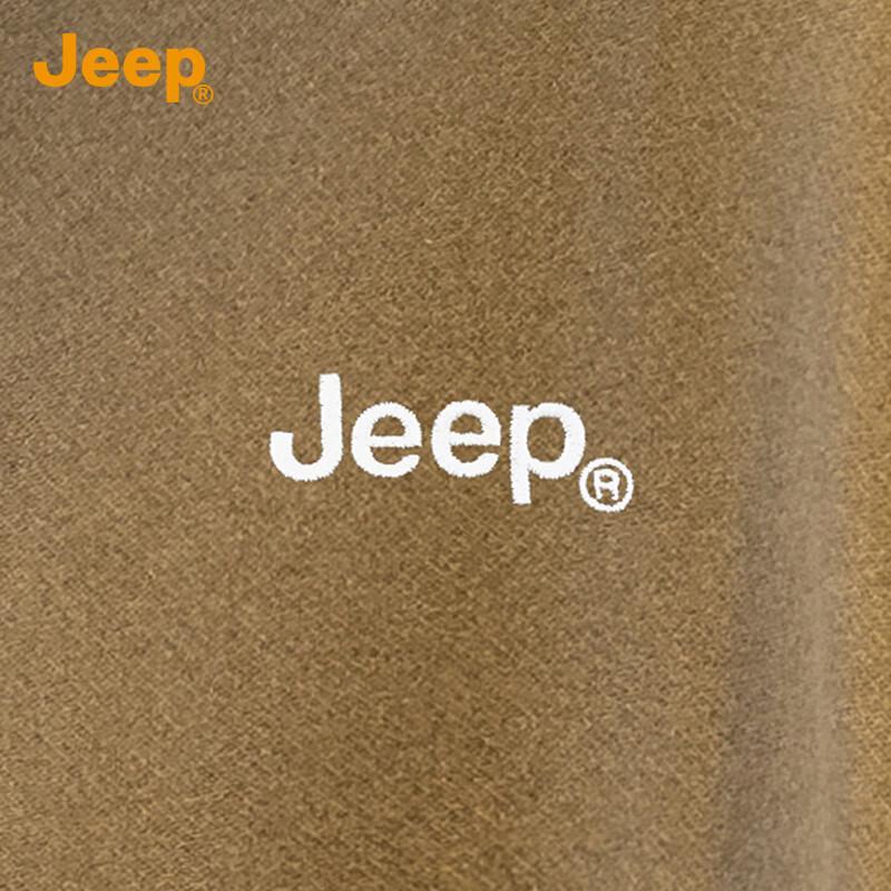 JEEP Men's Semi-High Collar Long Sleeve Sweatshirt