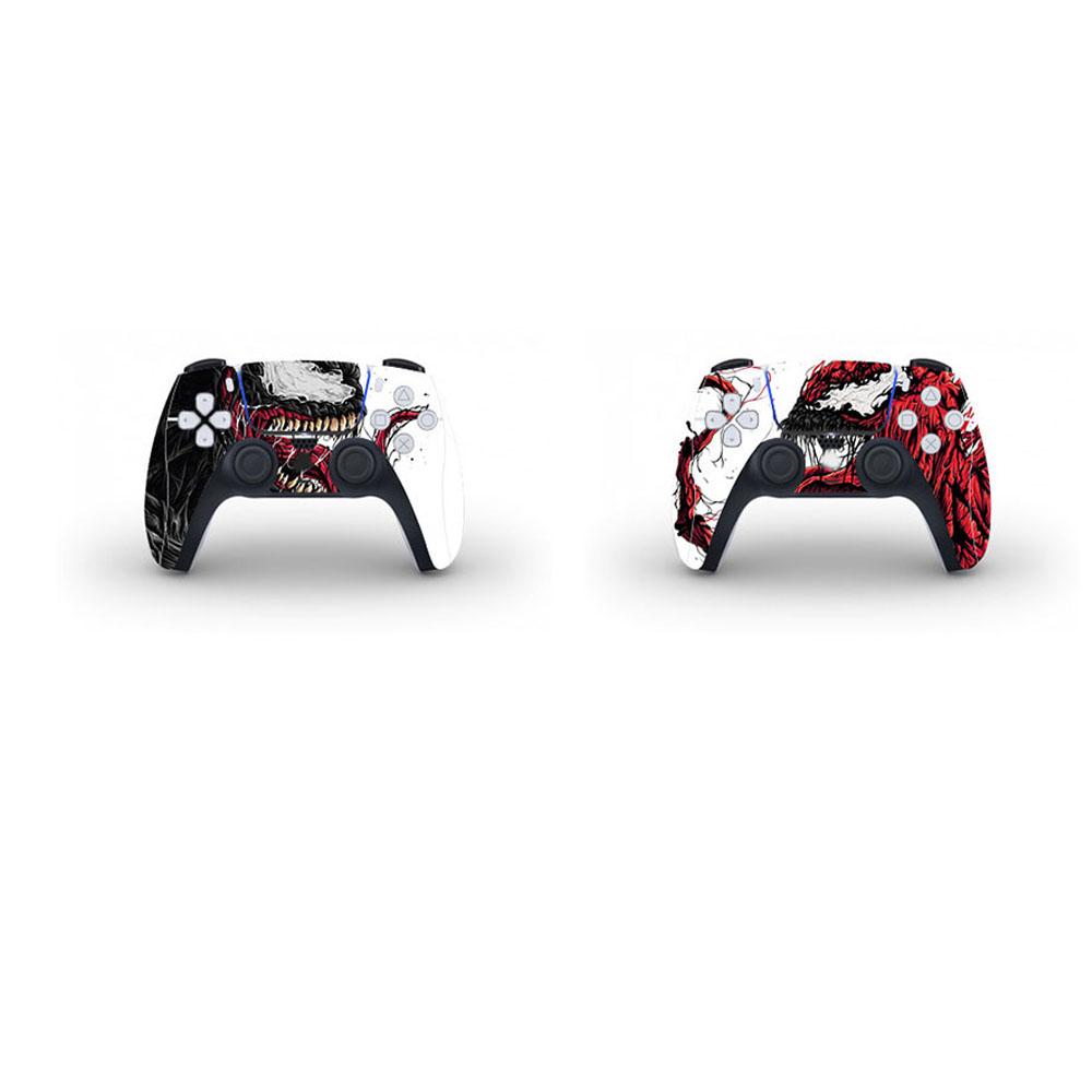 1 набор защитных от царапин наклеек-скинов Venom Carnage для консоли PS5 Disc Edition