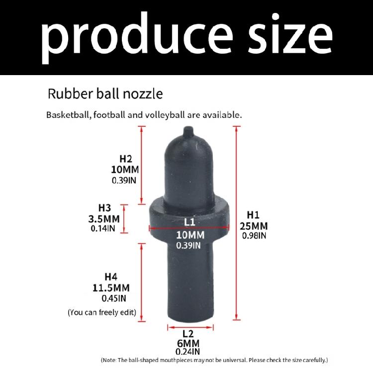 Quick Fix Rubber Valves Replacement Flexible Rubber Ball Air Valves Sports Ball Valves Replacement Easy Installation
