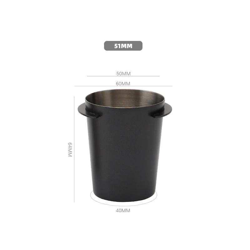 Чашка для дозирования кофе в итальянском стиле, мерные чашки из нержавеющей стали для кофейных зерен, сменные инструменты для бариста в кафе, аксессуары для кофемашины