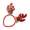 Party Dress Up Christmas Decoration Female Plush Hair Hoop Christmas Hair Band Antlers Headband