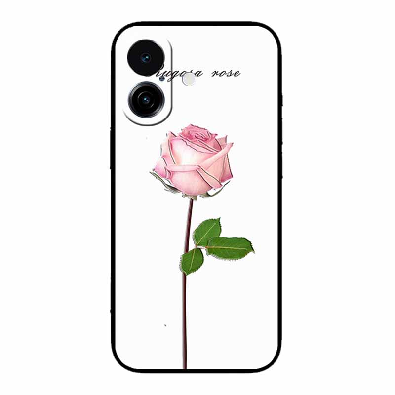 3D Тисненый Чехол Для iphone 17 2025 Чехол Для Телефона Coque Цветы Черный Силикон Мягкая Задняя Крышка Для iphone 17 5G Чехол 6.3" Funda Оболочка