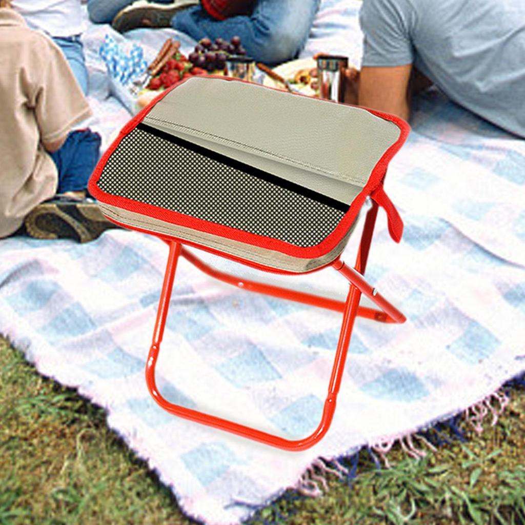Camping Folding Stool Fishing Chair Small Foldable for Backpacking
