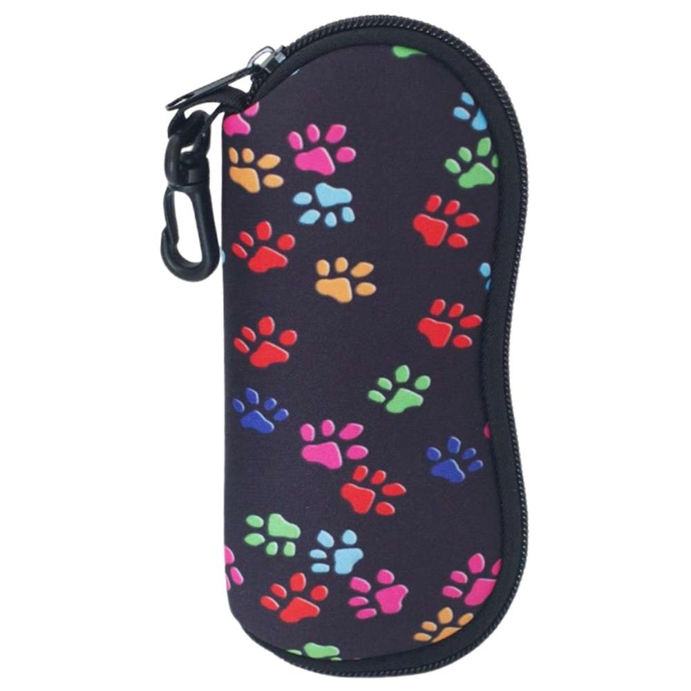 Soft Sunglasses Case Durable Reading Glasses Case Fashion Zipper Glasses Pouch  for Men and Women