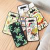 AS18 Spongebob Cartoon Black Case for Samsung Note 20 Lite S24 Ultra S23 S22 A05 A06 A11 A71 A15 A16 A13 A24 A25 A33 A52 A53 M55 M35 Sofe Cover
