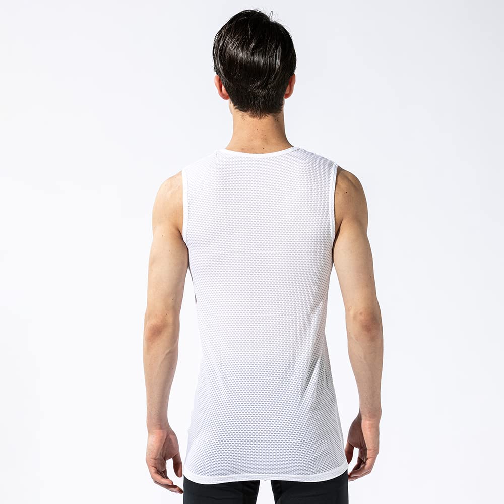 Otafuku Glove All Season Crew 3D First Layer Quick 3L нижнего белья, без рукавов, с шейным воротником, [впитывает пот, сушит, дезодорирует, сетка, компрессионное, для мужчин]