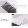 Portable Mini Broom Dustpan Set Household Desktop Cleaning Brush Wiping Cleaning Tool KitGray White