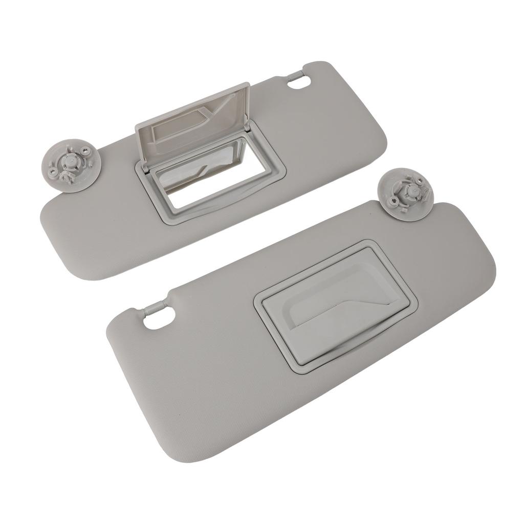 1 Pair Car Sun Visor UV Blocking Gray Left Right Sun Visor with Mirror for  2012 ‑ 2020 Car Sun Visor Car Grey Sun Visor