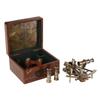Handmade 20.32 Cm Maritime Antiques Marine Captain Sextant Brass Nautical Sextant