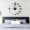 Светящиеся настенные часы Большие часы Horloge Murale 3d Diy Акриловые зеркальные наклейки Кварцевые Duvar Saat Klock Современные бесшумные часы-будильник