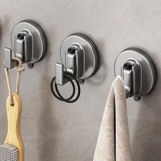 1/2/4/6 шт. Крючки на присосках Без сверления Держатель для полотенец на присосках Многофункциональные крючки для стеклянной двери Крючки для подвешивания в ванной