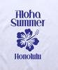 ABNORMALTHING Футболка оверсайз Aloha Белая
