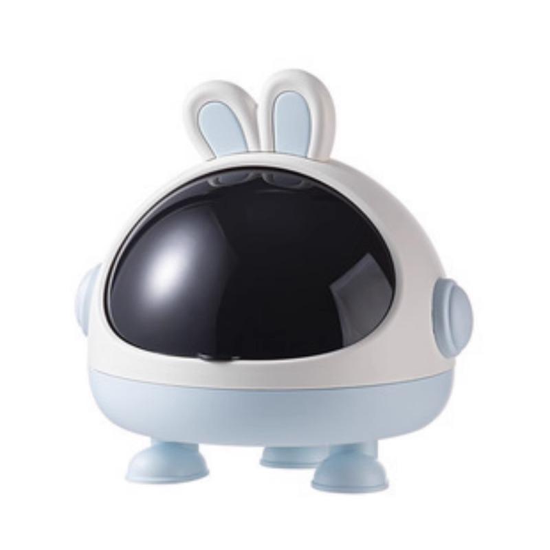 Цветная коробка для хранения в виде кроличьих ушек - Милая пыленепроницаемая откидная крышка для игрушек, закусок и мелочей.