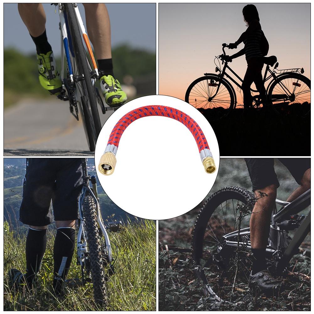 2 шт. Уличный велосипедный насос для накачивания велосипеда надувной удлинитель для велосипеда(медь)