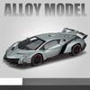 1/24 Lamborghini Veneno Sports Car Model Alloy Diecast Toy High Simulation Cars Wheel Suspension Pull Back Collection Birthday Gifts for Boy