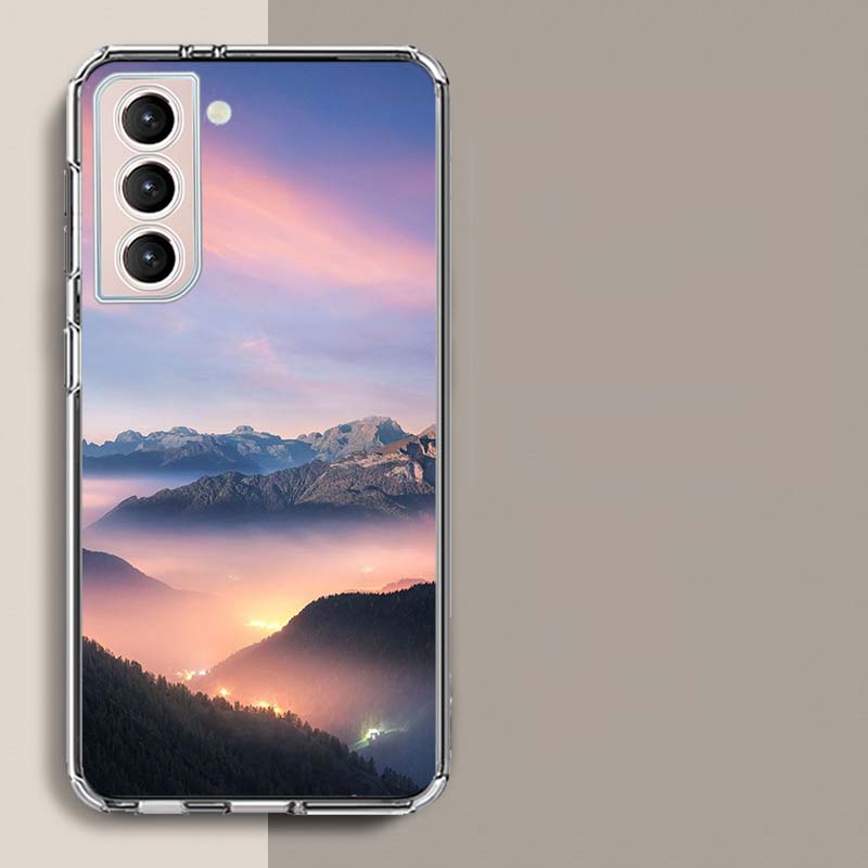 Чехол для телефона Лес в горах Для Samsung A17 A56 A36 A26 A16 A55 A35 A25 A15 A05S Galaxy A71 A51 A41 A31 A21S A70 A50 A40 A30 A20S