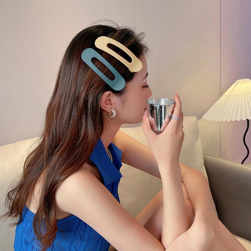 Большой зажим для умывания для женщин, Верхний зажим для затылка, Большой зажим для челки, Модная и универсальная заколка-ободок для волос