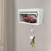 Yousheng Car Garage Key Holder with Opening Door Adhesive Wall-Mounted Organizer Dual-purpose Decorative Hook for Home Office