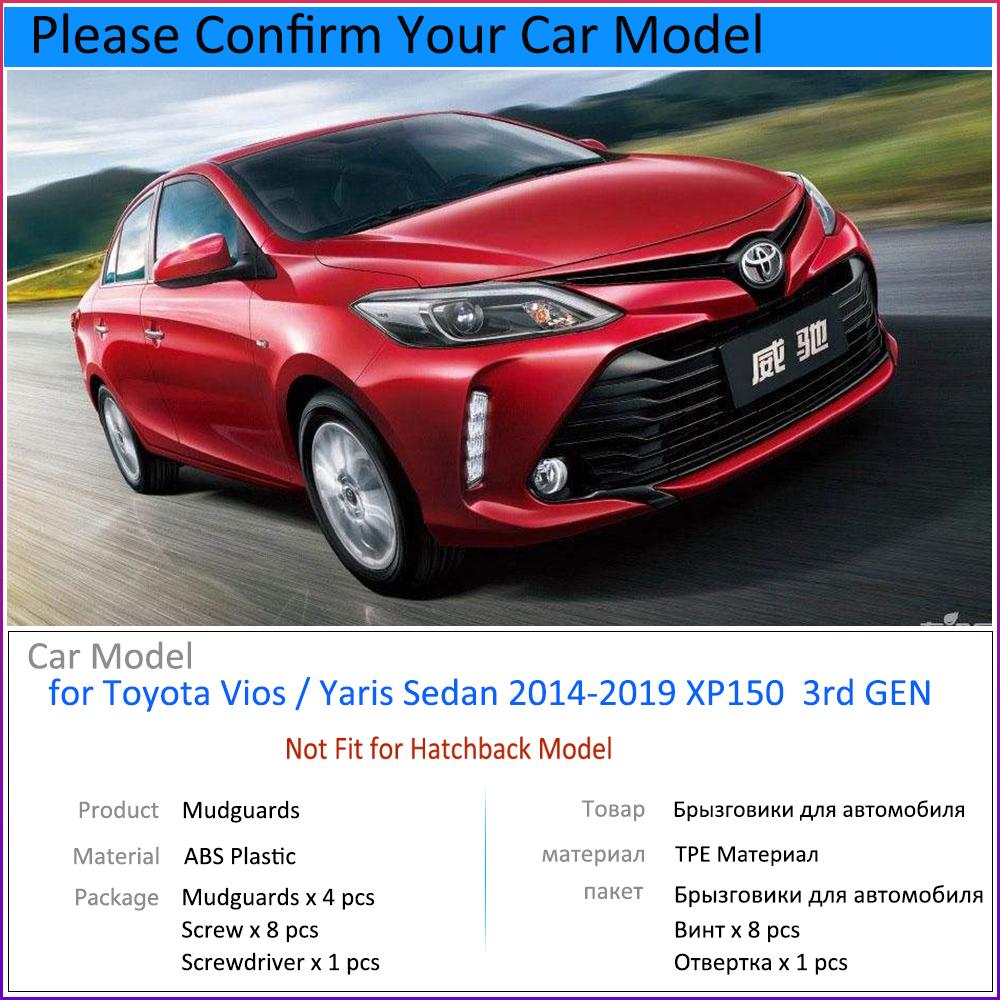 Крыло для Toyota Vios Yaris Sedan 2014 ~ XP150 2015 2016 2017 2018 автомобильные аксессуары брызговик Fender авто замена