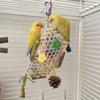Bird Chewing Toy for Parrot, Colored Paper Shredder, Bamboo Woven, Lovebirds, Cockatiels, Budgies, Climbing, Foraging