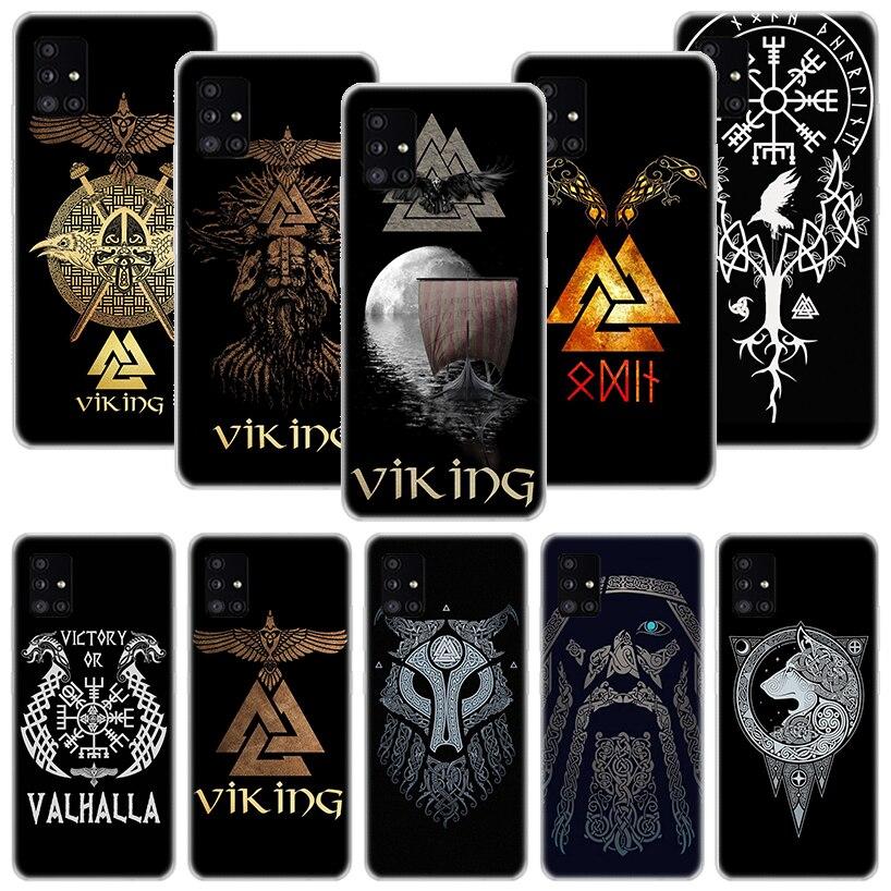 Чехол для телефона Viking Vegvisir Odin Nordic для Samsung Galaxy A52 A53 A12 A13 A22 A23 A32 A33 A72 A73 A42 A02S A03S 5G A50S Co