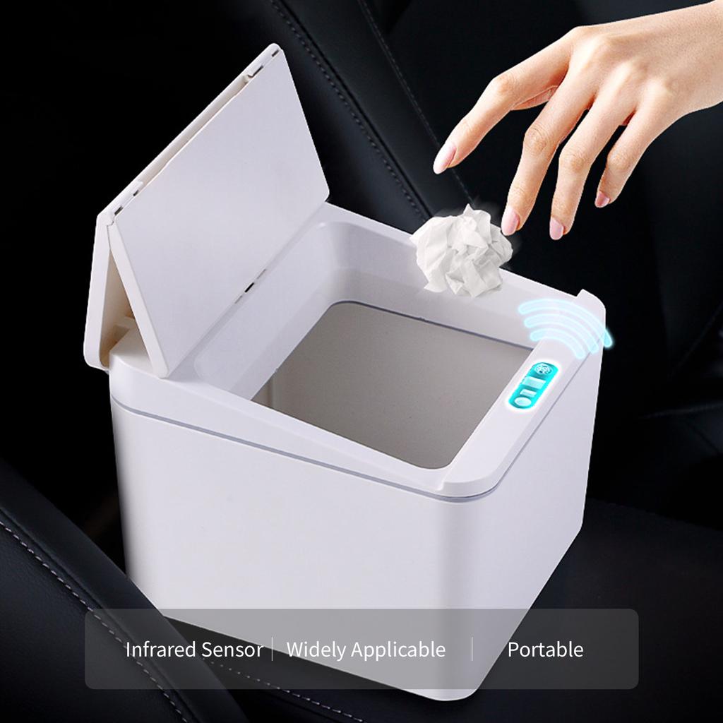 Touch-free Trash Cans Smart Induction Trash Bin Automatic Garbage Can Infrared Motion Sensor