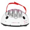 Miniature Electric Shock Heartbeat Lie Detector Toy Tricky Desktop Party Game Toy White