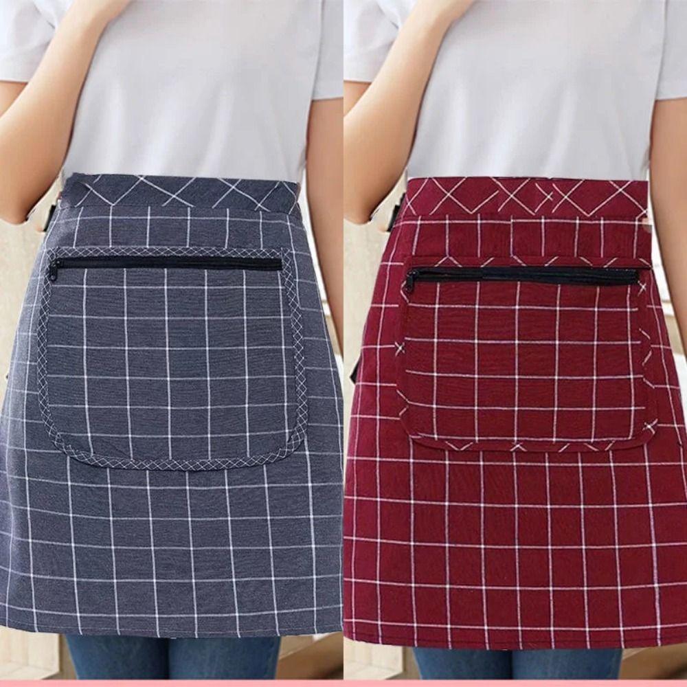 Thin Kitchen Apron Breathable Work Apron Simple Cooking Apron Home Kitchen