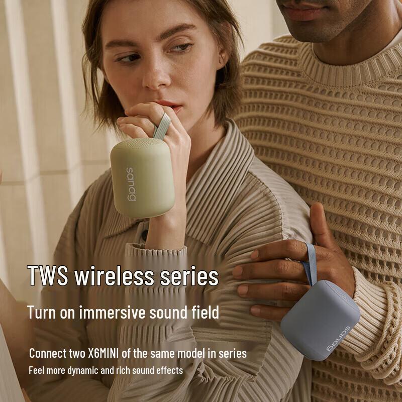 SANAG Мини Беспроводной Bluetooth Динамик X6SII CN вилка (адаптер в комплекте)