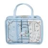 Travel Pouch Clear Travel Sanrio Blue Cinnamoroll [Sifre] Set, Pouch, Pouch, Characters, SA19. Cosmetics,