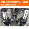 Для Harley Sportster XL Iron 883 1200 Аксессуары Передняя вилка Балансир Амортизатор Кронштейн Усилитель Подвеска Рулевое Управление Держатель