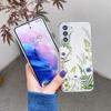 Милый Чехол для Телефона с Рисунком Цветов для Samsung S25 S24 S22 S21 FE Ультра Прозрачные Силиконовые Чехлы для Samsung Galaxy S23 Plus Ultra
