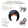 ATEX Lourdes Hot Neck Massage Pillow Pro Massage Black AX-HXL391bk