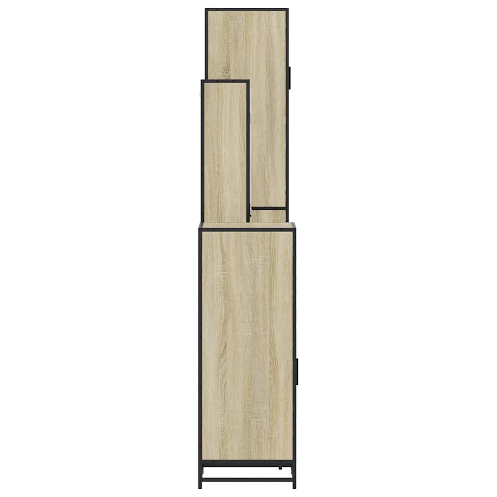 4 piece bathroom furniture set in Sonoma oak particleboard