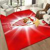 1PC Football Sevilla Artwork Floor Mat for Living Room, Game Rooms, Office, Bedroom, Office Floor Mat Playful Design, Christmas fan gifts