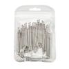 50pcs Nail Drill Bits Rotatable High Strength Emery Gel Nail Polishing Heads for Manicure Pedicure
