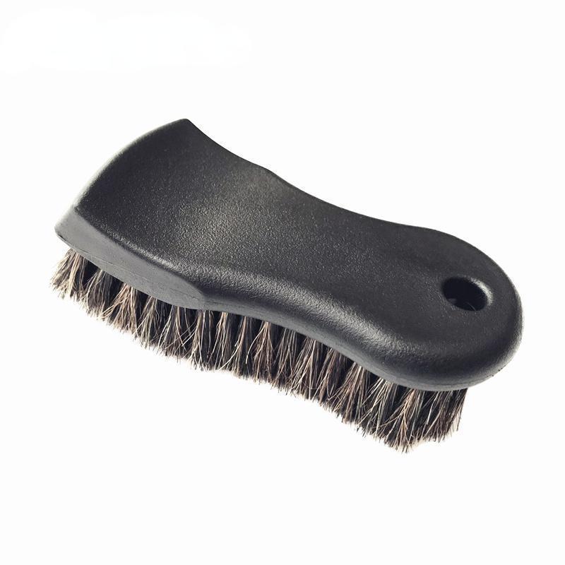 Car Interior Cleaning Horse Hair Brush Car Fabric Washing Brush Leather Seat Long Mane Horse Hair Brush Practical Car Cleaning Tool