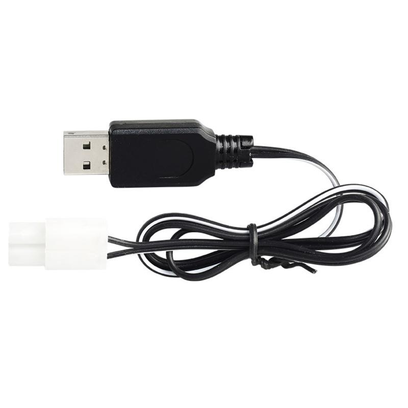Зарядное устройство USB 4,8 В 200 мА со штекером-разъемом KET-2P для NiMH NiCD аккумуляторов для радиоуправляемых моделей и игрушек