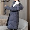 BITCED Women's Padded Coat - Plus Size, Mid-Length Winter Jacket