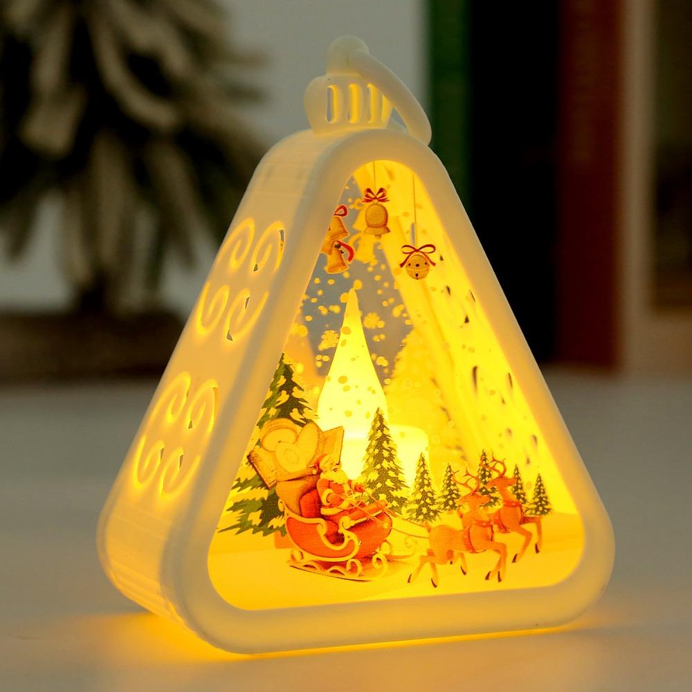 Retro Christmas Decoration 2025 Atmosphere Lights New Christmas Ornaments