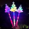 Lighting Children Gifts Christmas Tree Glow Stick Light-Up Wand Xmas Home Decor Magical Wand Props