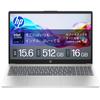HP Intel Core Ultra 7 Processor 16GB 512GB Fingerprint Slim Natural WPS Copilot Key 2025 15-fd Laptop, 155H, Memory, SSD, Bluetooth, Authentication,
