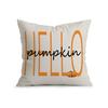 Привет Осень Тыквенные Подушки Наволочка Полиэстер Чехол на Подушку Декоративная Подушка Диван Декор Чехол для Подушки Домашний Декор 45x45см