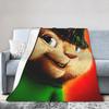 A-Alvin and the Chipmunks Theodore Blanket  Flannel Throw Blanket Summer Air Conditioning Printed Lightweight Bedspreads,