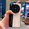 Чехол для OPPO Find X8 Pro Модный ПК+ПУ Кожа Камера светящаяся Защитный задний чехол для телефона OPPO Find X8Pro X7 Ultra