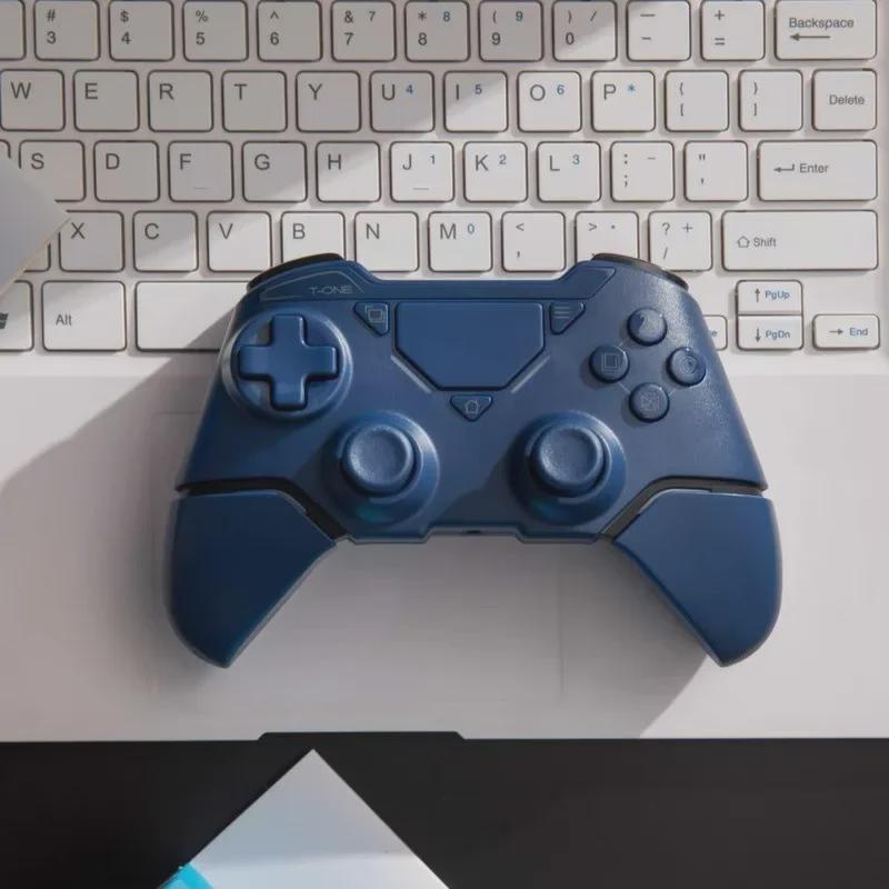 "Беспроводной Bluetooth геймпад P4 Pro": Совместим с ПК, планшетом, Steam, iOS и мобильными устройствами, с вибрацией и двойным подключением."