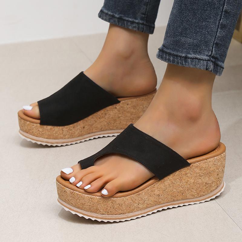 Женские шлепанцы Lucyever с леопардовым принтом на толстой платформе, летние сандалии 2024 года с толстой подошвой, женские тапочки с нескользящей подошвой, большие размеры